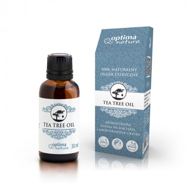 Ulei esential de Tea Tree (Arbore de ceai), Optima Natura, 30 ml, pentru infectii fungice, acnee, negi